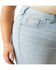 Image #4 - Ariat Women's June Light Wash Perfect Rise Flare Stretch Denim Jeans - Plus, Light Wash, hi-res