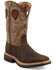 Image #1 - Twisted X Men's Lite Western Work Boots - Broad Square Toe, Taupe, hi-res