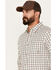 Image #2 - Brothers and Sons Men's Plaid Long Sleeve Button Down Western Shirt, Tan, hi-res