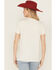 Image #4 - Shyanne Women's Boot Short Sleeve Graphic Tee, Ivory, hi-res