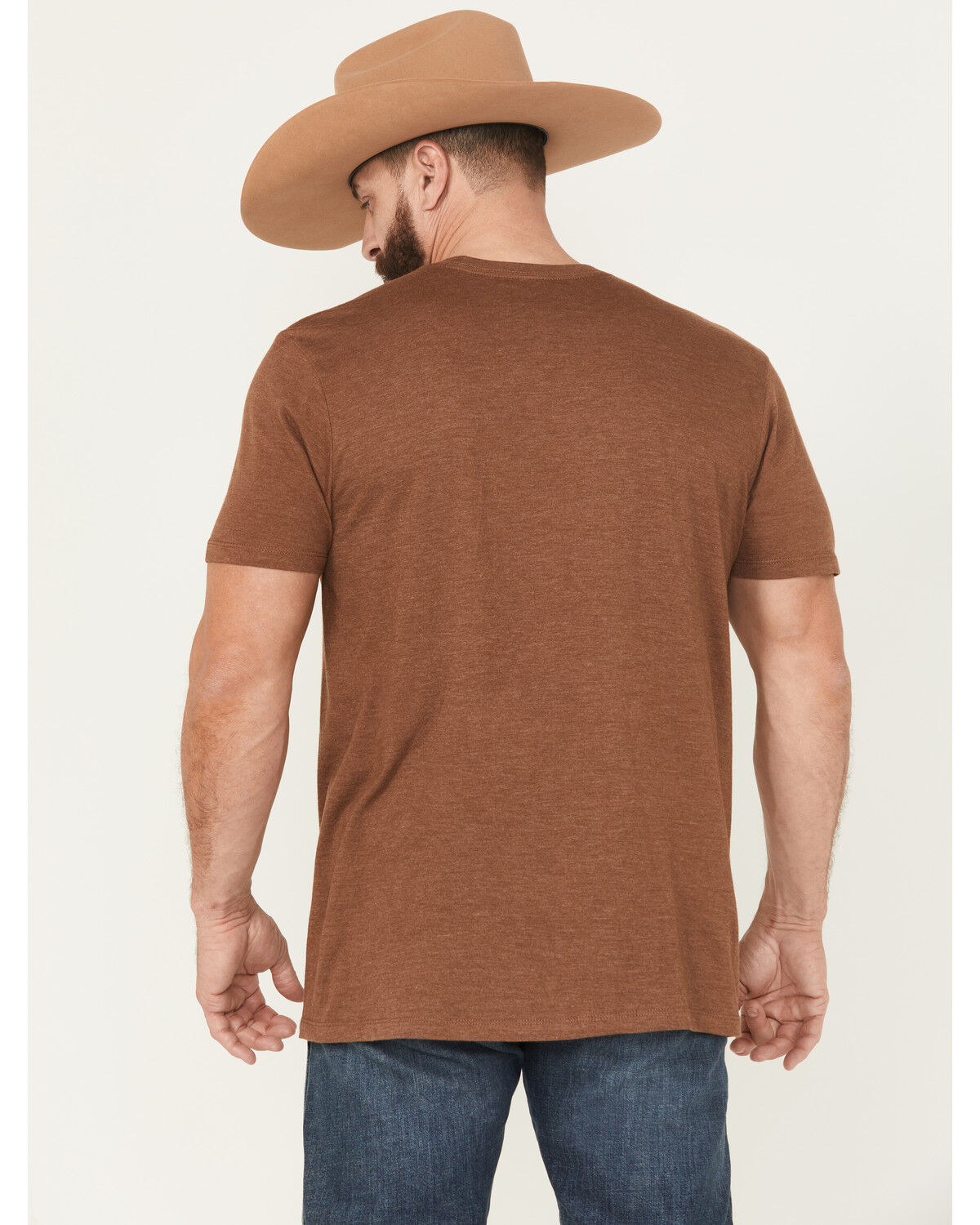 Image #4 - Cinch Men's Logo Short Sleeve Graphic T-Shirt, Brown, hi-res