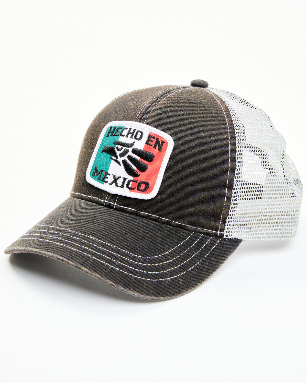 Image #1 - Cody James Men's Hecho en Mexico Patch Ball Cap, Black, hi-res