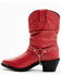 Image #2 - Shyanne Women's Ally Slouch Harness Fashion Boots - Round Toe, Red, hi-res