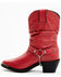 Image #2 - Shyanne Women's Ally Slouch Harness Fashion Boots - Medium Toe, Red, hi-res