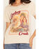 Image #3 - Rodeo Quincy X Boot Barn Women's Cowboy Crush Short Sleeve Graphic Tee, Cream, hi-res