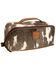 Image #1 - STS Ranchwear by Carroll Women's Cowhide Elise Makeup Bag, Tan, hi-res