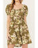 Image #3 - Band of the Free Women's Floral Print Dress, Sage, hi-res