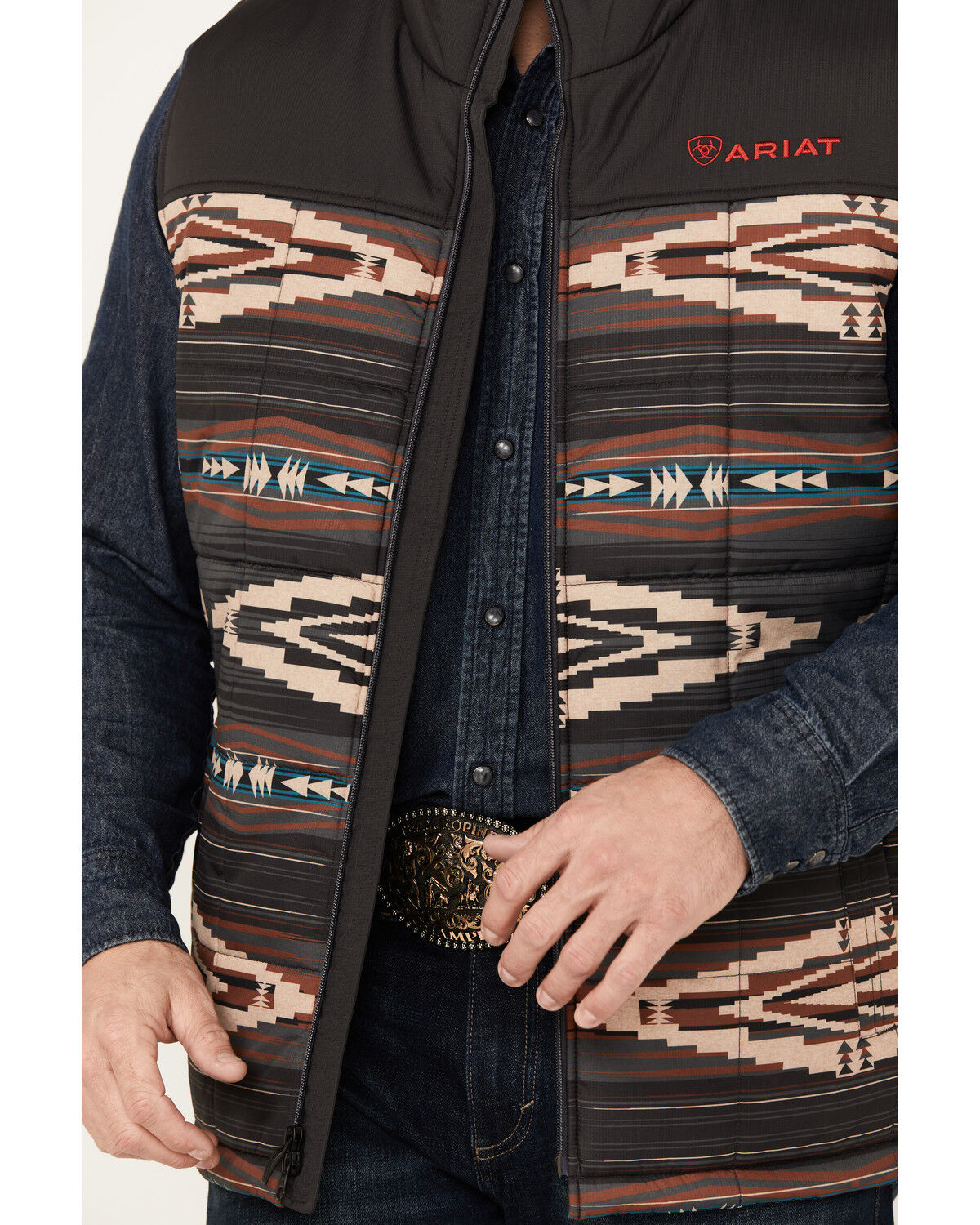 Ariat Men's Crius Southwestern Print Insulated Vest