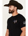 Image #2 - Buckwear Men's Defend Liberty Short Sleeve Graphic T-Shirt, Black, hi-res