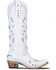 Image #2 - Lane Women's Cossette Western Boots - Snip Toe, White, hi-res