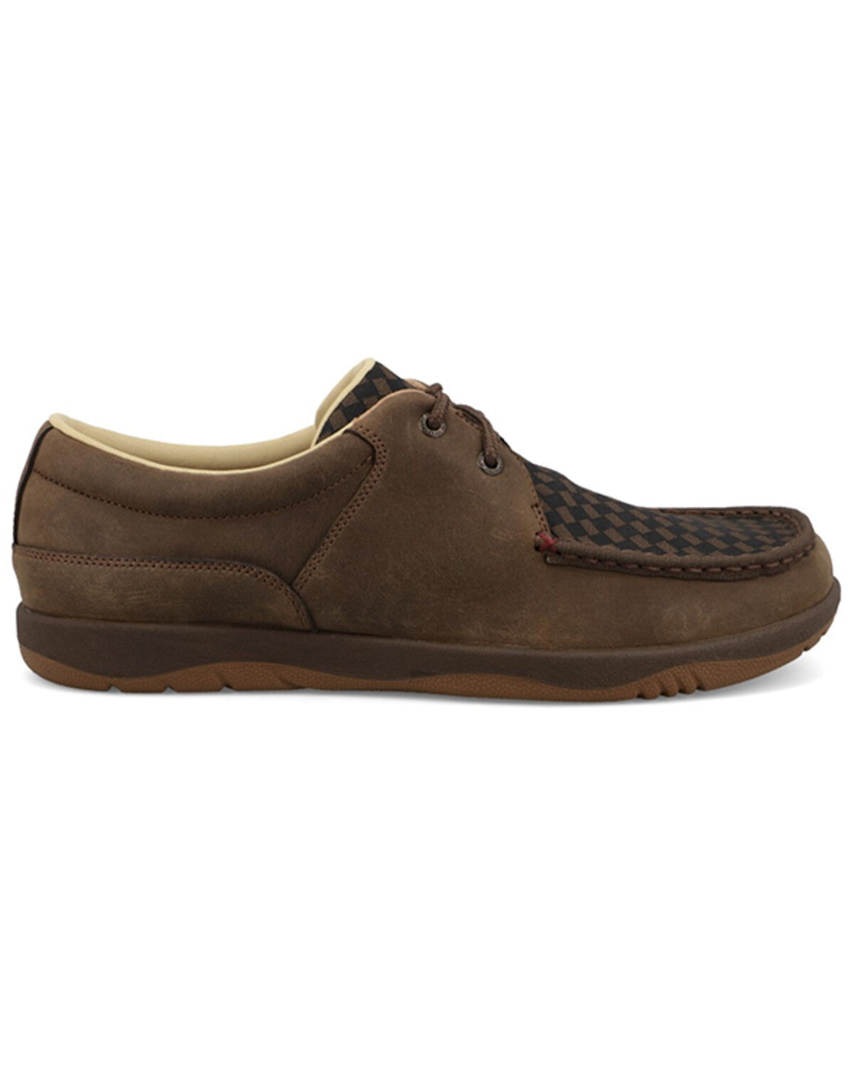 Image #2 - Twisted X Men's Casual Boat Shoes - Moc Toe, Charcoal, hi-res