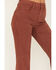 Image #2 - Shyanne Women's High Rise Tulip Hem Super Flare Jeans, Chestnut, hi-res