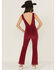 Image #4 - Free People Women's Party Starter Jumpsuit, Red, hi-res