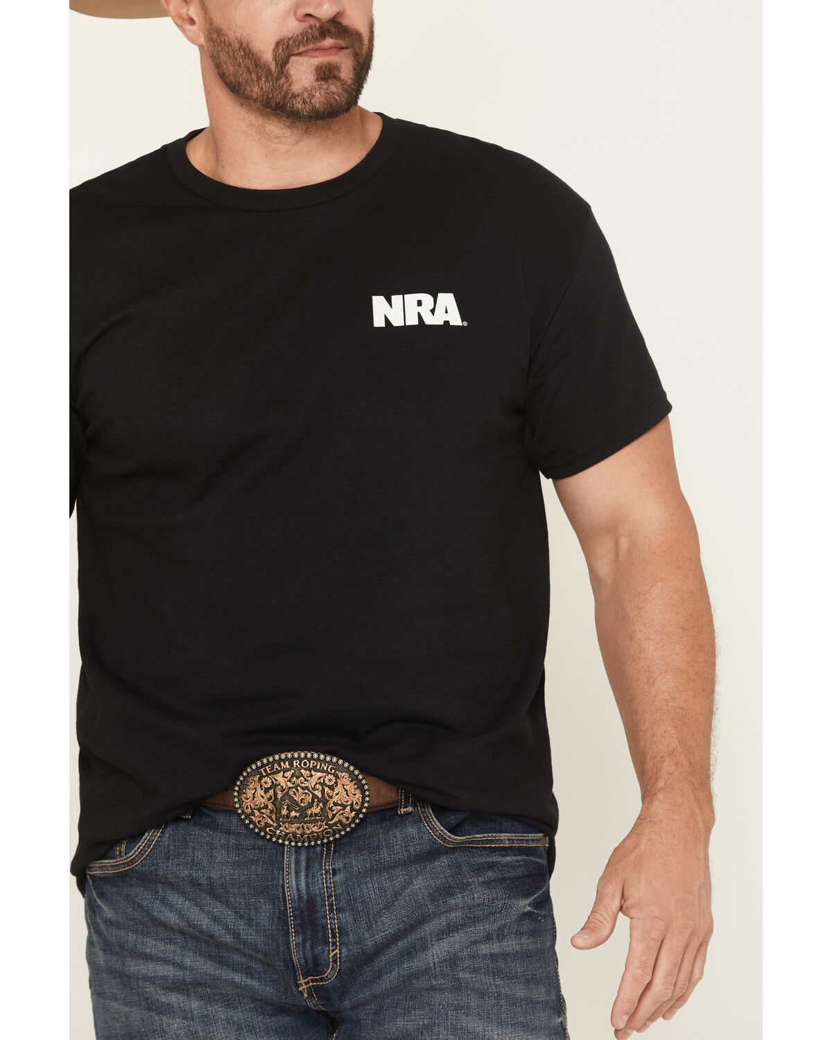 Image #4 - NRA Men's 2nd Amendment Patriotic Short Sleeve Graphic T-Shirt, Black, hi-res