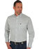 Image #1 - Wrangler Men's Performance Paisley Print Long Sleeve Western Shirt, White, hi-res