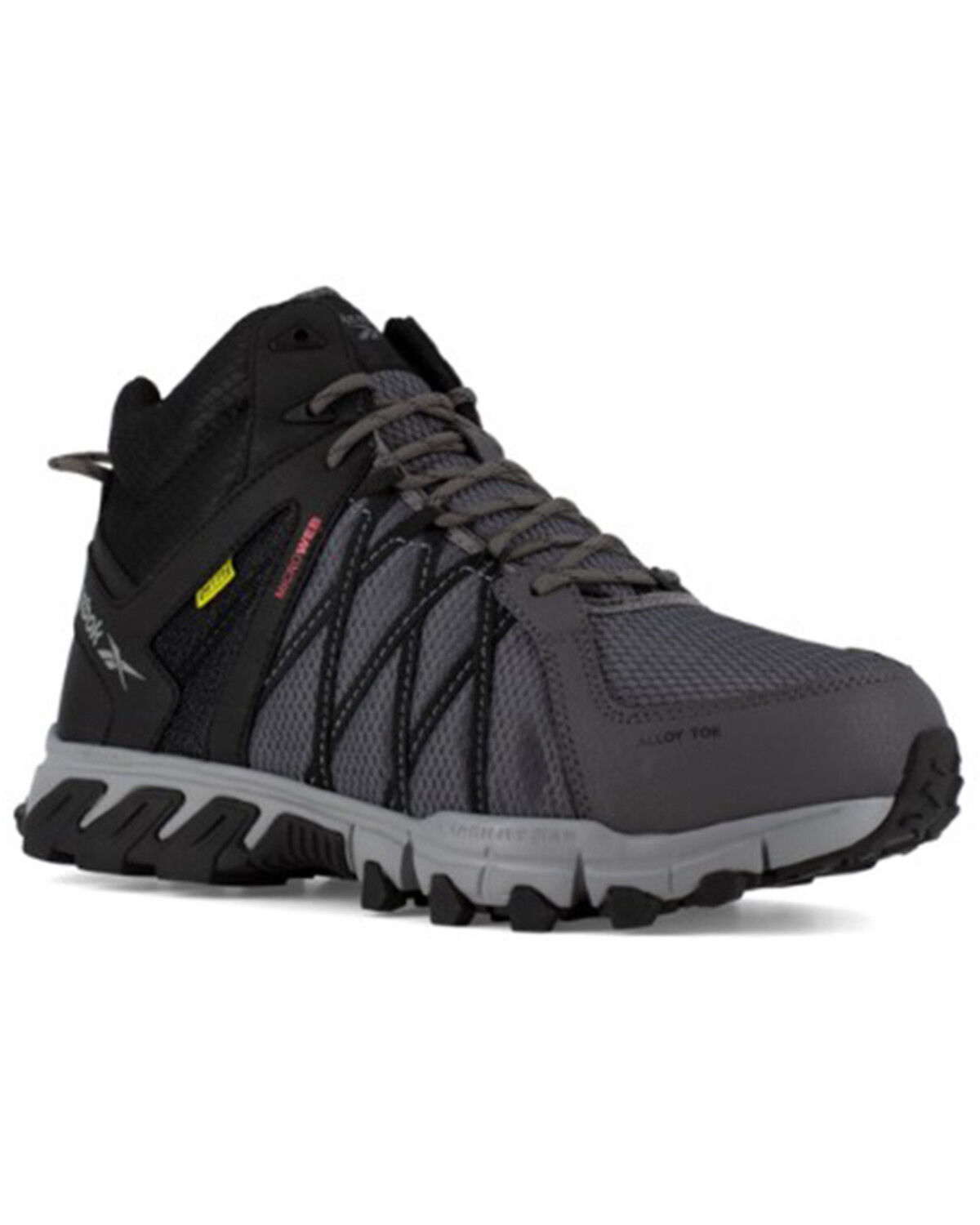 Image #1 - Reebok Women's Trailgrip Hiker Work Shoes - Alloy Toe, Grey, hi-res