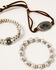 Shyanne Women's Claire Concho Stretch Bracelet Set, Silver, hi-res