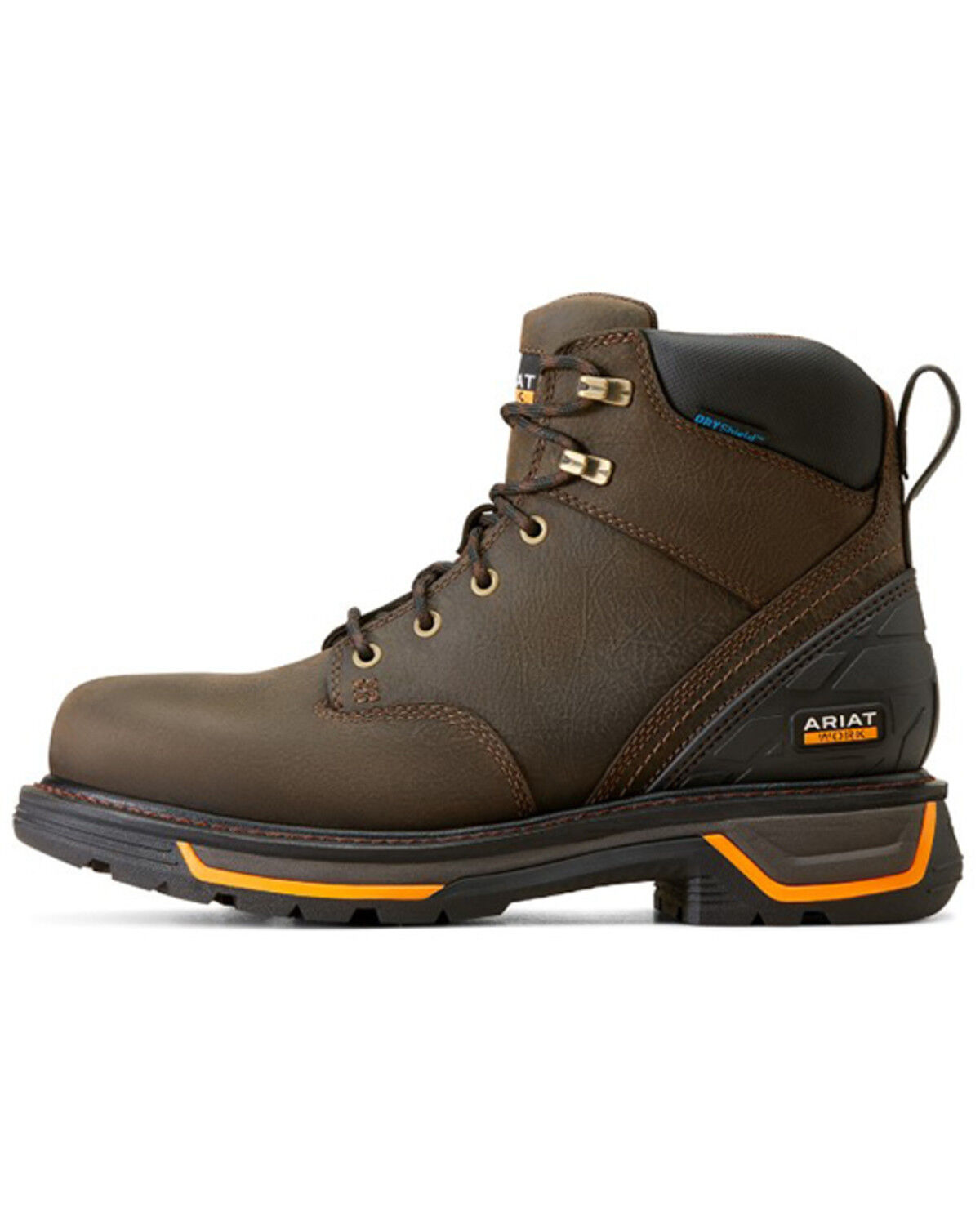 Image #2 - Ariat Men's Big Rig 6" Waterproof Work Boots - Round Toe, Brown, hi-res