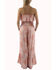 Image #2 - Scully Women's Bandana Print Off The Shoulder Jumpsuit, Dark Pink, hi-res