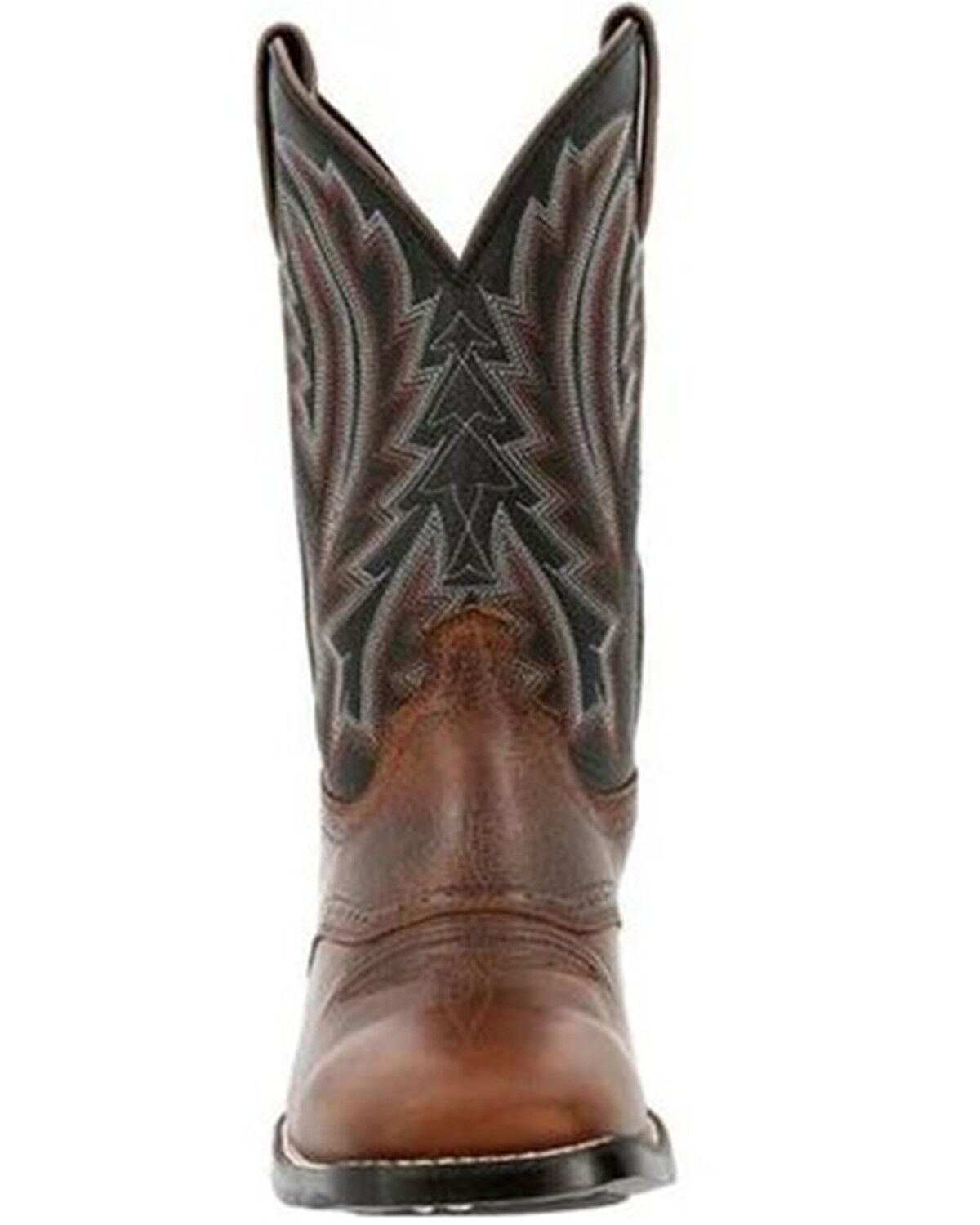 Image #4 - Durango Men's Westward Western Boots - Broad Square Toe, Black, hi-res