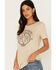 Image #2 - Paramount Network's Yellowstone Women's Ivory Steerhead Rope Graphic Tee, Ivory, hi-res