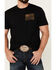 Hold Fast Men's Black Camo Flag Graphic Short Sleeve T-Shirt , Black, hi-res