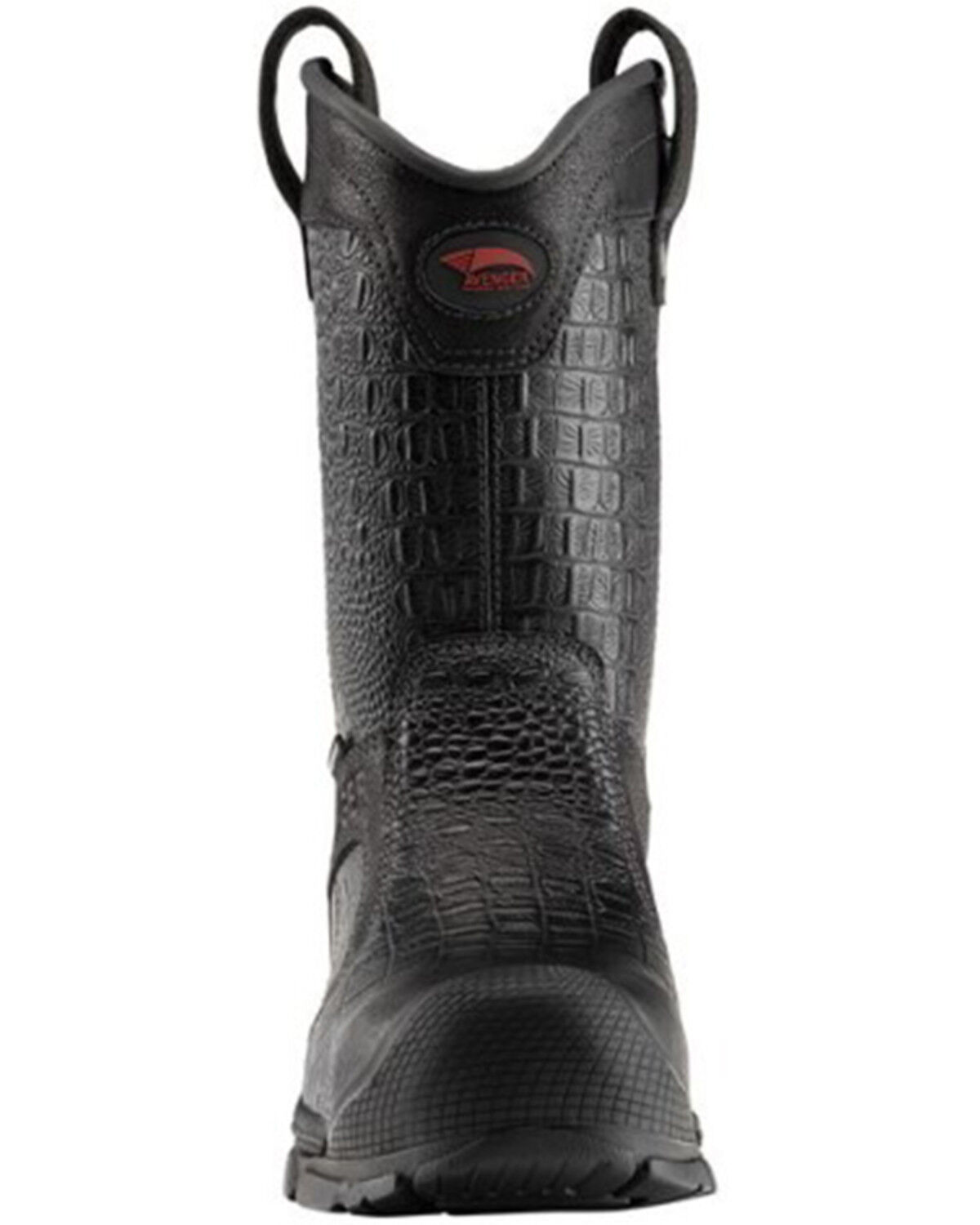 Image #4 - Avenger Men's Ripsaw Wellington WP Work Boot - Alloy Toe, Black, hi-res