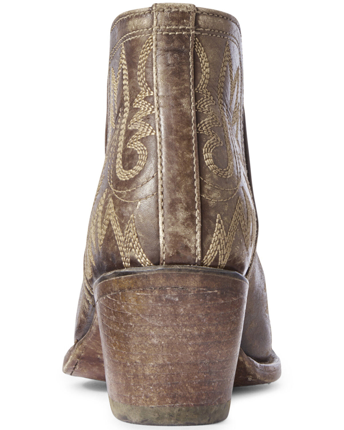 Image #3 - Ariat Women's Dixon Distressed Fashion Booties - Snip Toe, Brown, hi-res