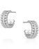 Image #1 - Montana Silversmiths Women's Ropes And Pearls Circular Earrings, Silver, hi-res