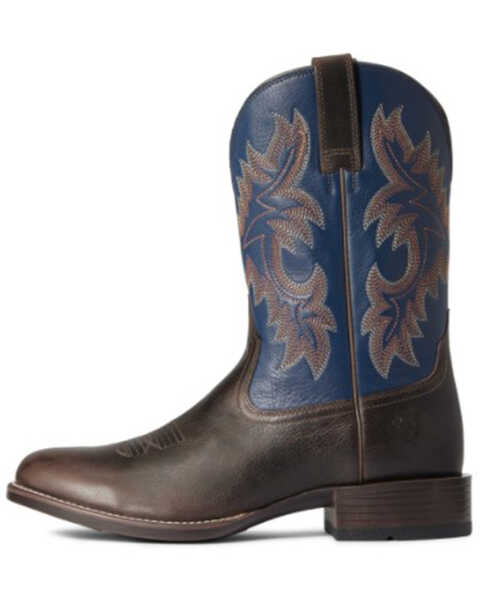Image #2 - Ariat Men's Ultra Wicker Western Performance Boots - Round Toe, Brown, hi-res