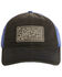 Image #1 - Rock & Roll Denim Men's Rubber Logo Patch Baseball Cap , Black, hi-res