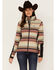Image #1 - Cinch Women's Striped Bonded Jacket, , hi-res