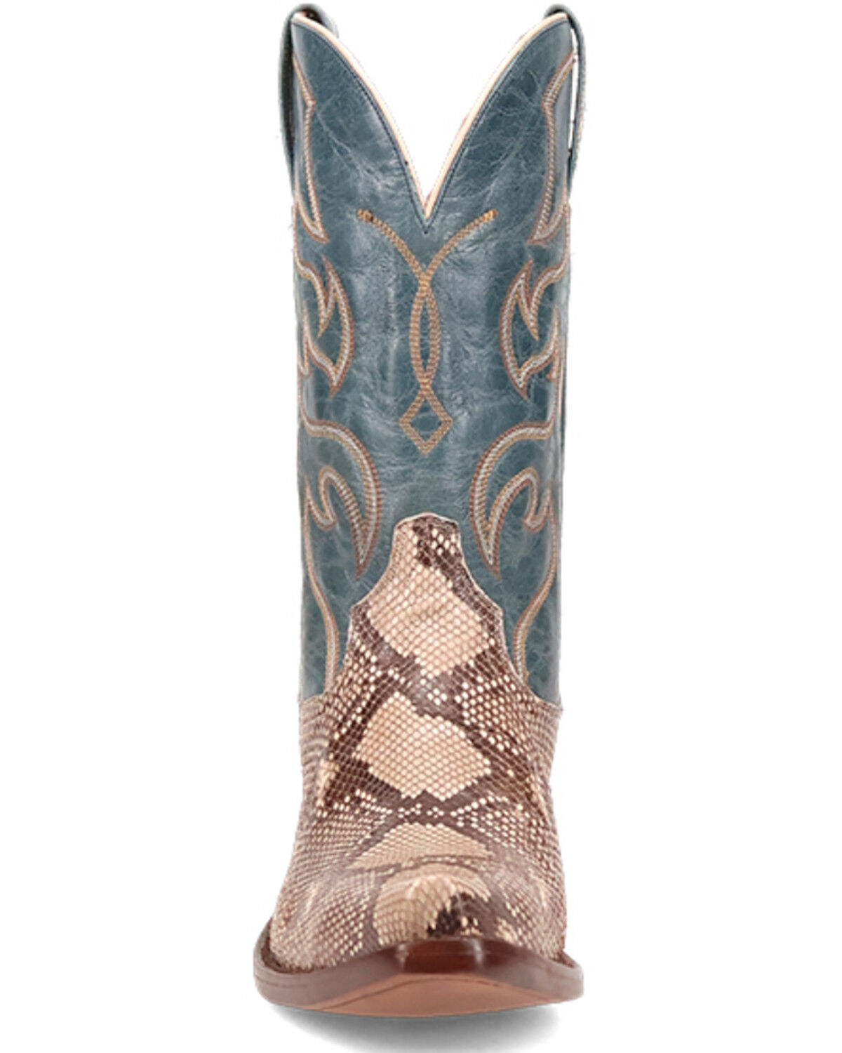 Image #4 - Dan Post Men's Exotic Python Western Boots - Snip Toe, Natural, hi-res