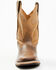 Image #4 - Smoky Mountain Boys' Waylon Western Boots - Broad Square Toe, Distressed Brown, hi-res