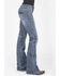 Stetson Women's 816 Classic Arrow Bootcut Jeans , Blue, hi-res