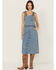 Image #2 - Levi's Women's Tico Jumper Denim Midi Dress, Light Wash, hi-res