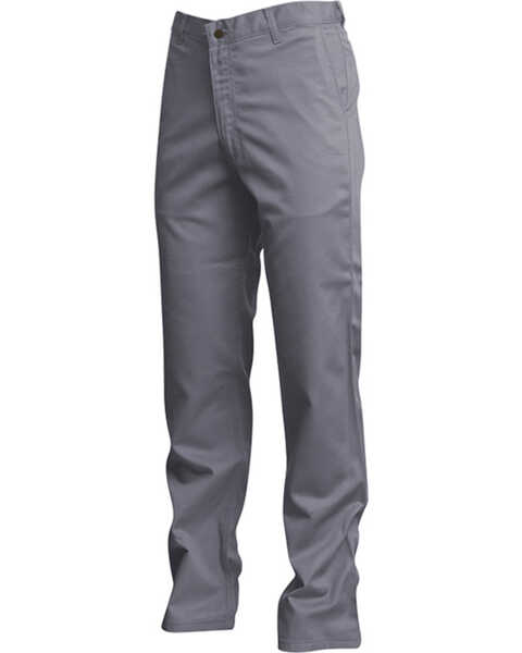 Image #4 - Lapco Men's FR UltraSoft Uniform Straight Leg Pants, Grey, hi-res