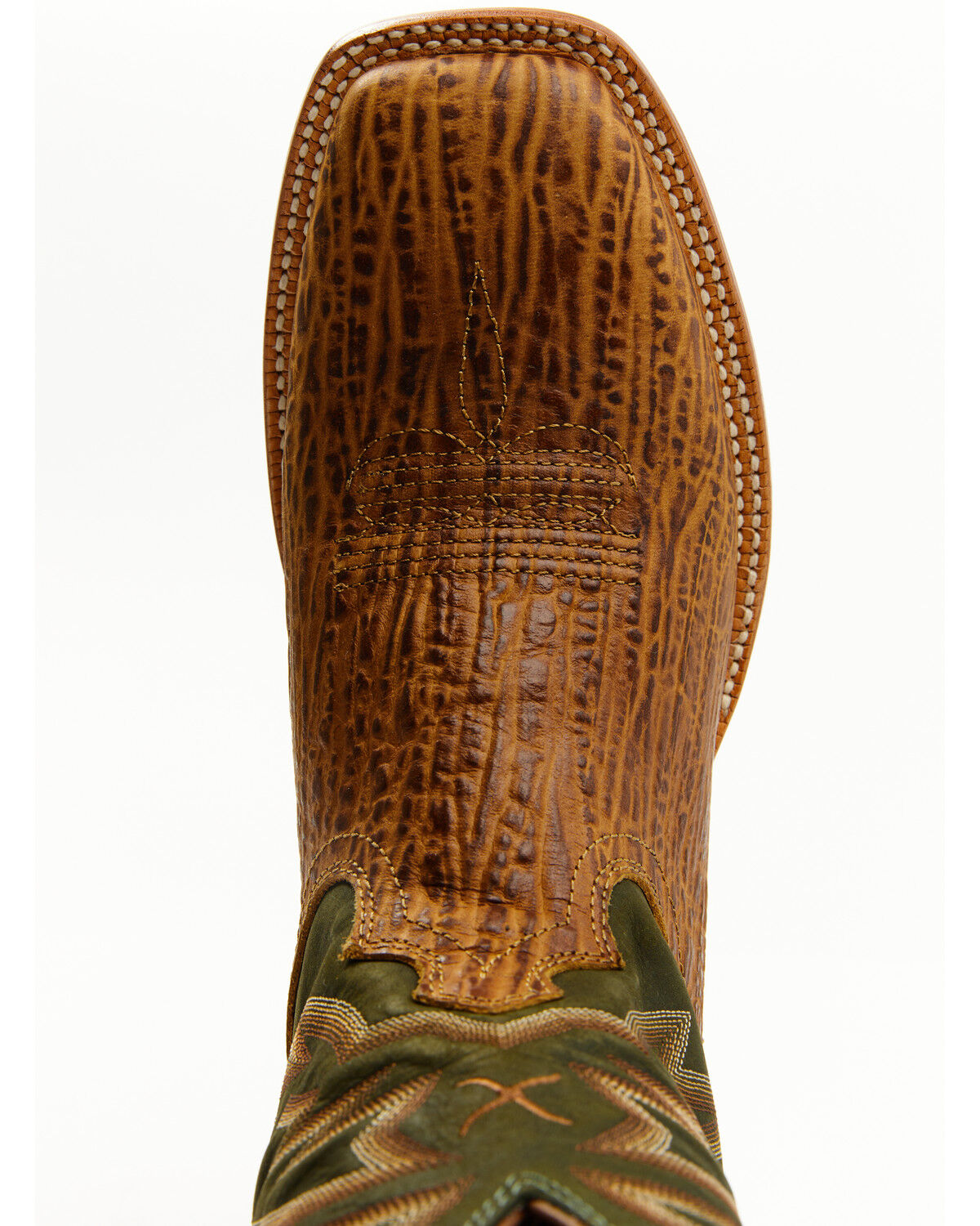 Image #6 - Twisted X Men's 11" Tech Western Boots - Broad Square Toe, Olive, hi-res