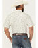 Image #4 - Gibson Trading Co Men's Groovy Floral Print Short Sleeve Button-Down Western Shirt - Tall, Ivory, hi-res