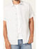 Image #2 - Brothers and Sons Men's Solid Performance Short Sleeve Button Down Western Shirt , Light Grey, hi-res