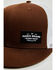 Image #2 - Hawx Men's Corner Patch Ball Cap, Brown, hi-res