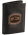 John Deere Tri-Fold Leather Wallet, Black, hi-res