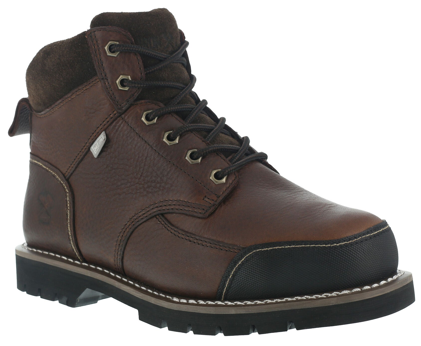 Iron Age Men's Dozer Met Guard Work Boots - Steel Toe, Brown, hi-res