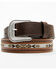 Image #1 - Cody James Men's Wyatt Braided Strap 2-Toned Belt , Brown, hi-res