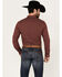 Image #4 - Ariat Men's Macoy Geo Print Long Sleeve Button-Down Stretch Western Shirt, Wine, hi-res