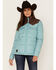 Image #1 - Kimes Ranch Women's Wyldfire Puffer Jacket, Light Blue, hi-res