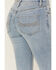 Image #4 - Idyllwind Women's Medium Wash Gypsy High Rise Split Hem Bootcut Stretch Denim Jeans, Medium Wash, hi-res