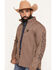 Image #2 - RANK 45&reg; Men's Jasper Southwestern Print Softshell Jacket, Dark Brown, hi-res