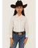 Image #1 - Cowboygirl by Jenna Paulette Girls' Wallpaper Print Long Sleeve Pearl Snap Western Shirt, Pink, hi-res