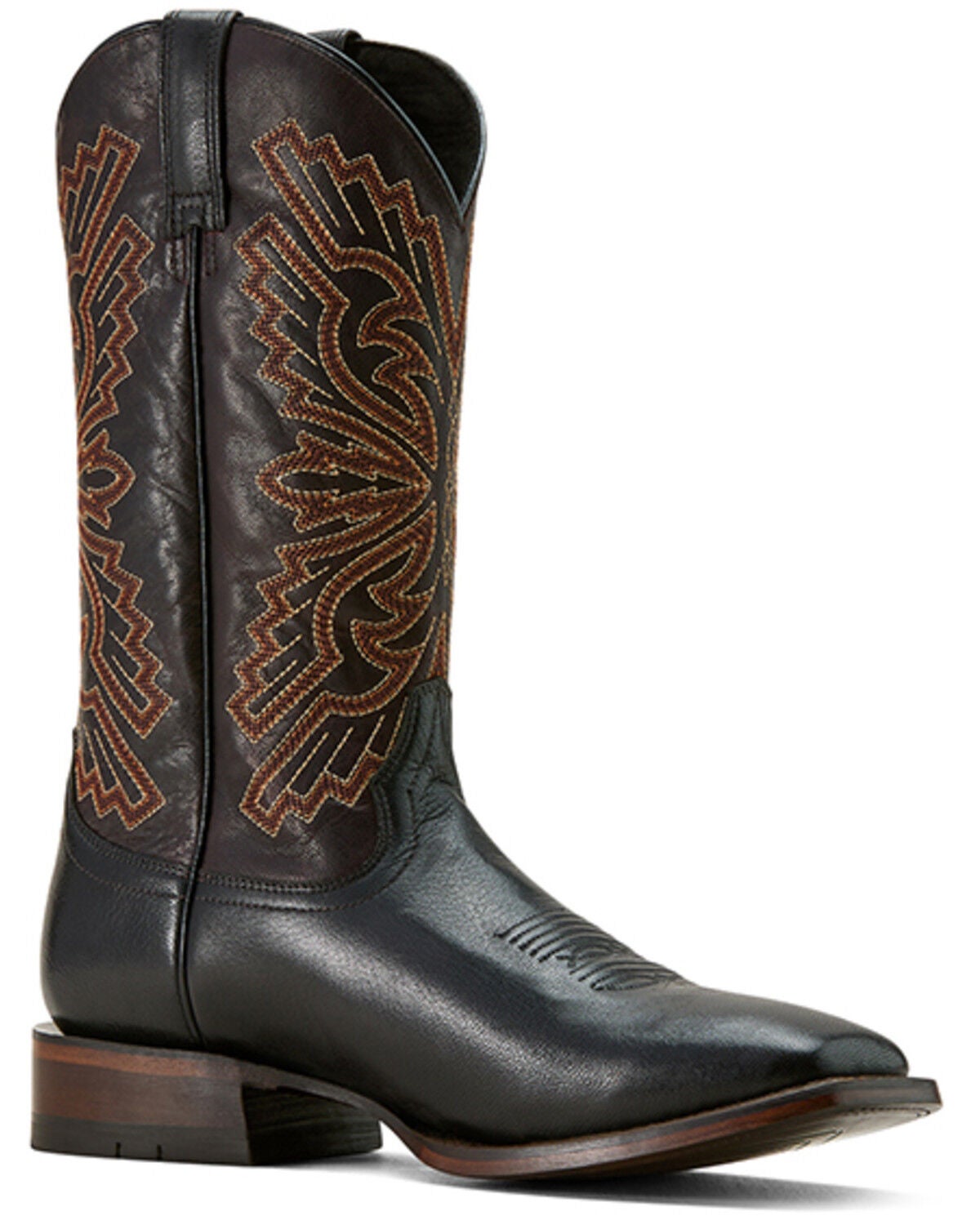 Ariat Men's Sting Western Boots - Broad Square Toe, Brown, hi-res